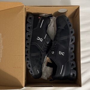 On Cloud 5 Waterproof Running Women’s Black Athletic Shoes